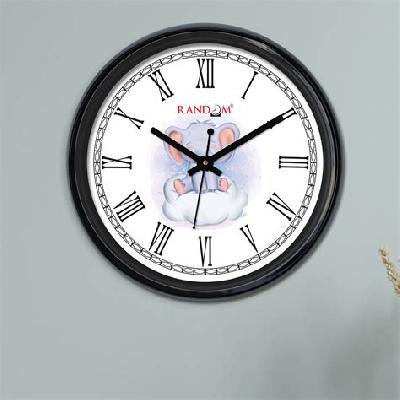Black Table Cum Wall Clock