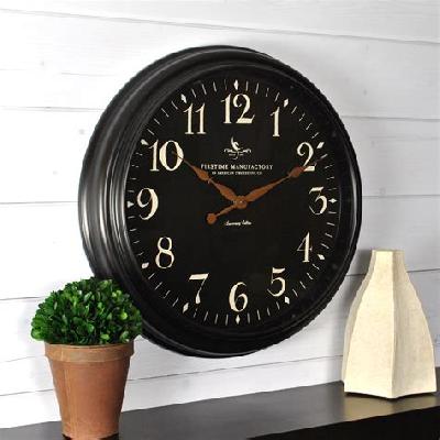 Black Wall Clock