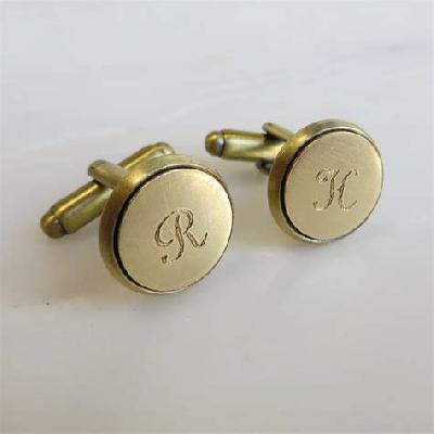 Brass Cuff Links