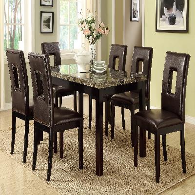 Brown Table Top Set