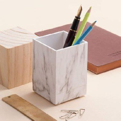 Marble Square Pen Stand