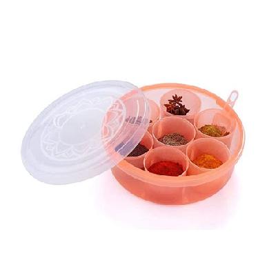 Plastic Round Spice Box