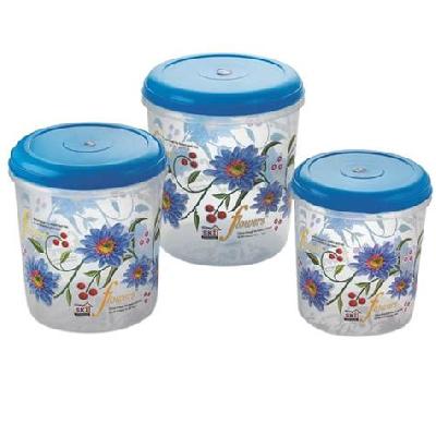 Printed Plastic Container Set