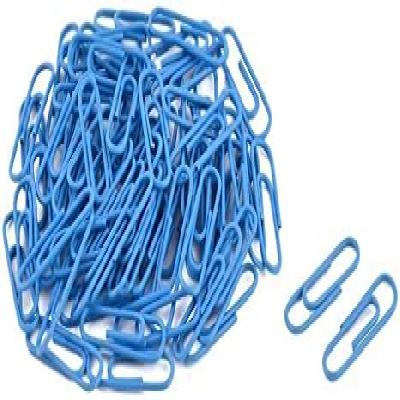 Promotional Blue Plastic Paper Clip