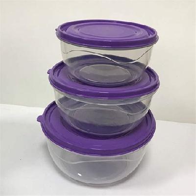 Round Plastic Food Container Set