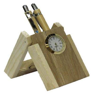 Table Top Wooden Pen Stand