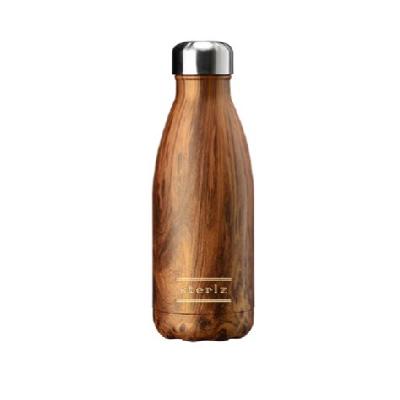 Wood Finish Stainless Steel Bottle