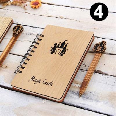 Wooden Notepad Diary