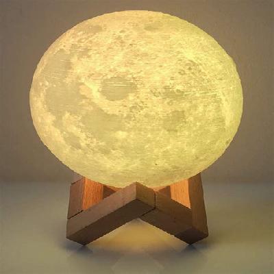 3D Printed Moon Lamp