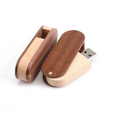 Wooden Swivel Pendrive