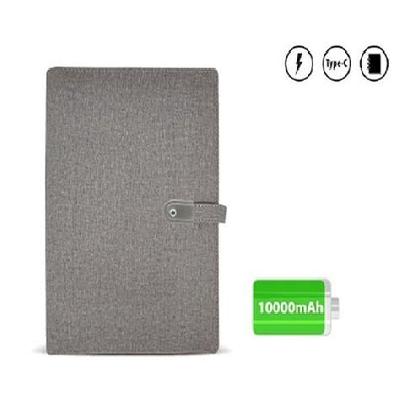 10000mAH Power Bank Jute Diary