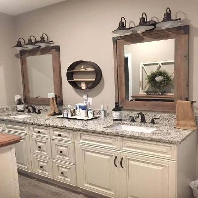 Bathroom Cabinet with Mirror (New Look)