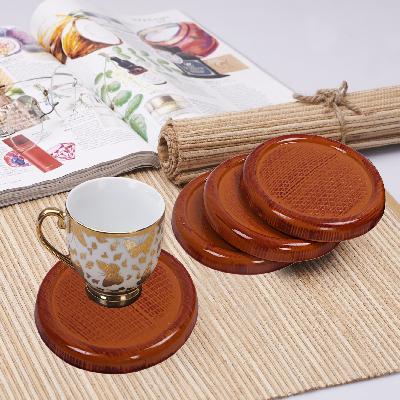 BOI Tea Coasters Set with Stand