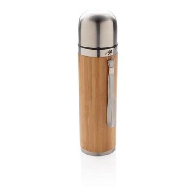 Brown Bamboo Flask