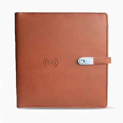 Dark Brown Notebook Diary Power bank 5000mAh