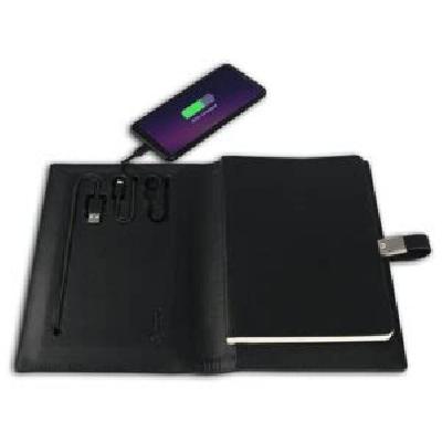 Power Bank With Diary And Pen Drive