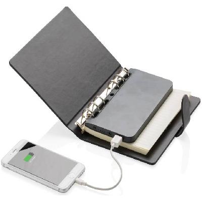 Detachable Diary With Power Bank