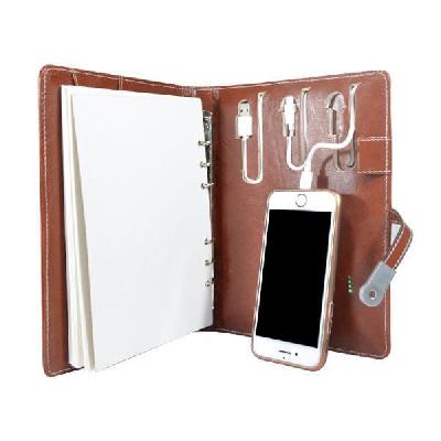 Detachable Diary With Powerbank 5000 Mah