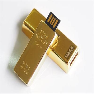 Gold Bar Metal Usb Pendrive