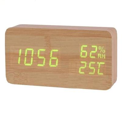 Wooden LED Clock