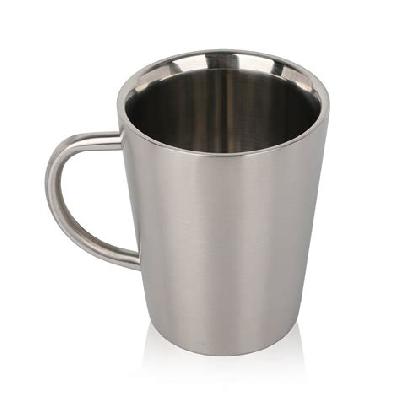 Crest Double Wall Stainless Steel Mug