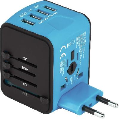 TGZ-1903 Charge Port Universal Travel Adapter with USB Ports