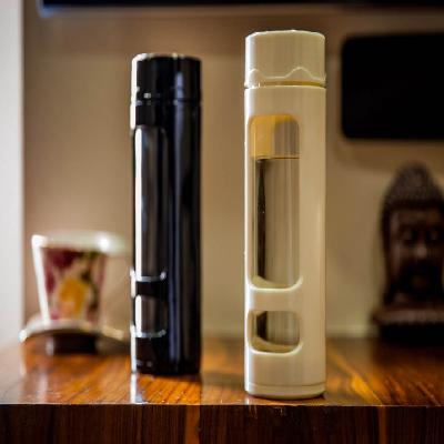 TGZ-801 Blend Glass Bottle With Pill Holder