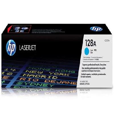 HP 128A Cyan Original Laser Jet Toner Cartridge