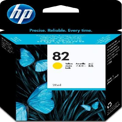 HP 82 Yellow Design Jet Ink Cartridge