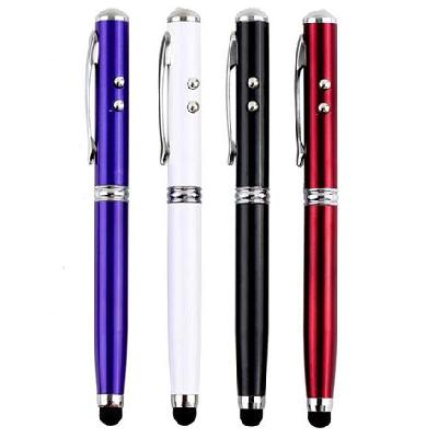 4 in 1 Stylus Pen with Laser Light 