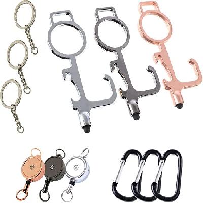 H-520 Metal Loop Keychain