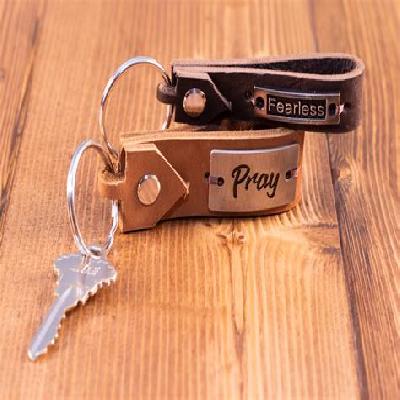 Leather Keychain