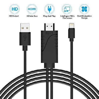 080p Hdmi Hdtv Cable For Lightning Digital Av Adapter For Iphone