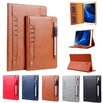 Leather Wallet Case For Mobile And Tablet Cover