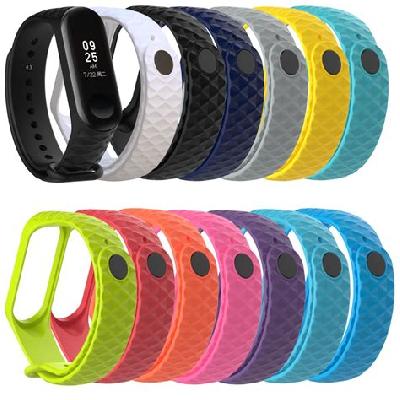 Mi Band 3 Multicolor Silicone Straps