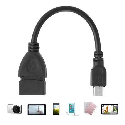 Micro USB to USB OTG Adapter for Android Smartphones (Mini OTG Cable)