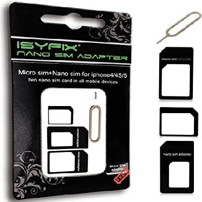 Mobeeta Sim Card Adapter Nano Micro - Standard 4 In 1 Converter Kit With Steel Tray Eject Pin