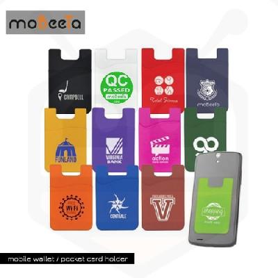 Pocket Silicone Mobile Credit Card Holder