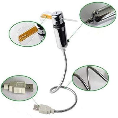 Usb Clock Fan With Real Time Clock And Temperature Display Function