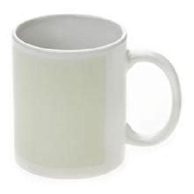 Glow In Dark White Polymer Mug 110z