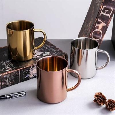 Golden And Silver Mug