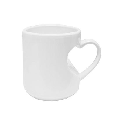 Heart Shape White Mug MG02
