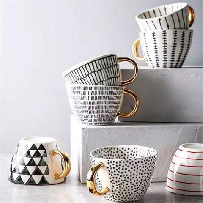 Patch Irregular Handle Mug