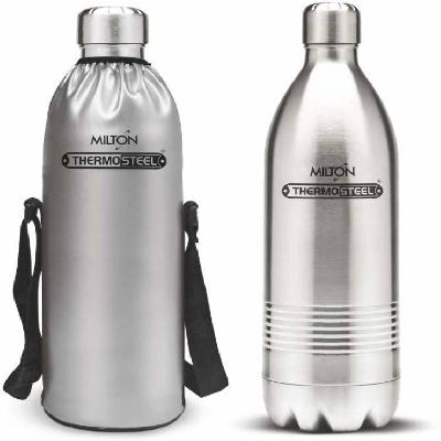 Black Printed Milton Water Bottle