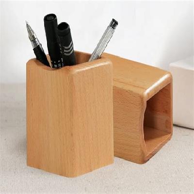 Desktop Wooden Pen Holder