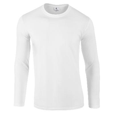Men Plain Full Sleeves T Shirt