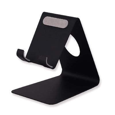 Metallic Black Mobile Stand
