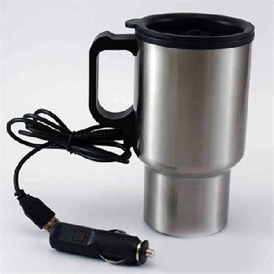 Car Heater Mug: With Car USB Charger