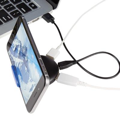 Compact 4 USB Hub With Mobile Stand