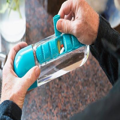 Medicine Holder Water Bottle